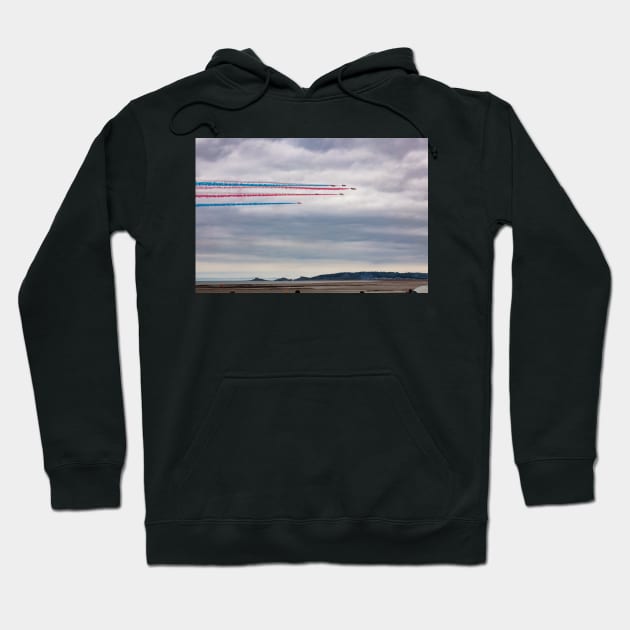 Red Arrows, Wales National Airshow Hoodie by dasantillo
